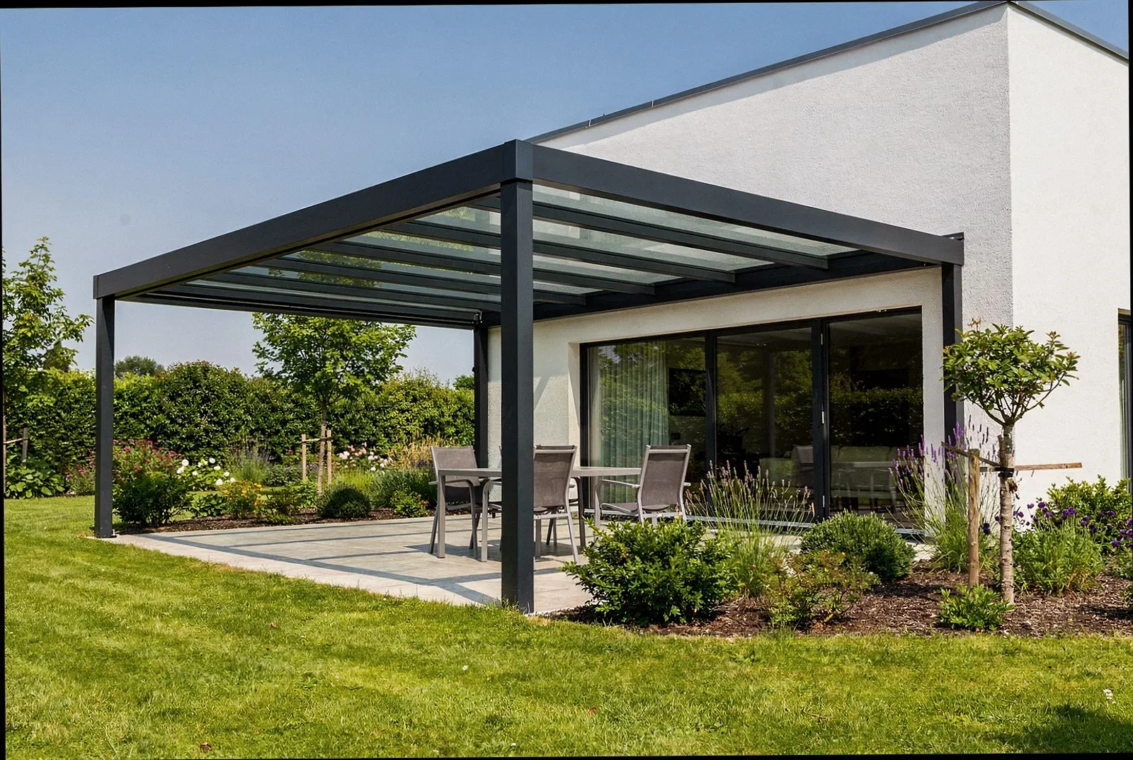 Alu-Terrassenüberdachung in Nürnberg